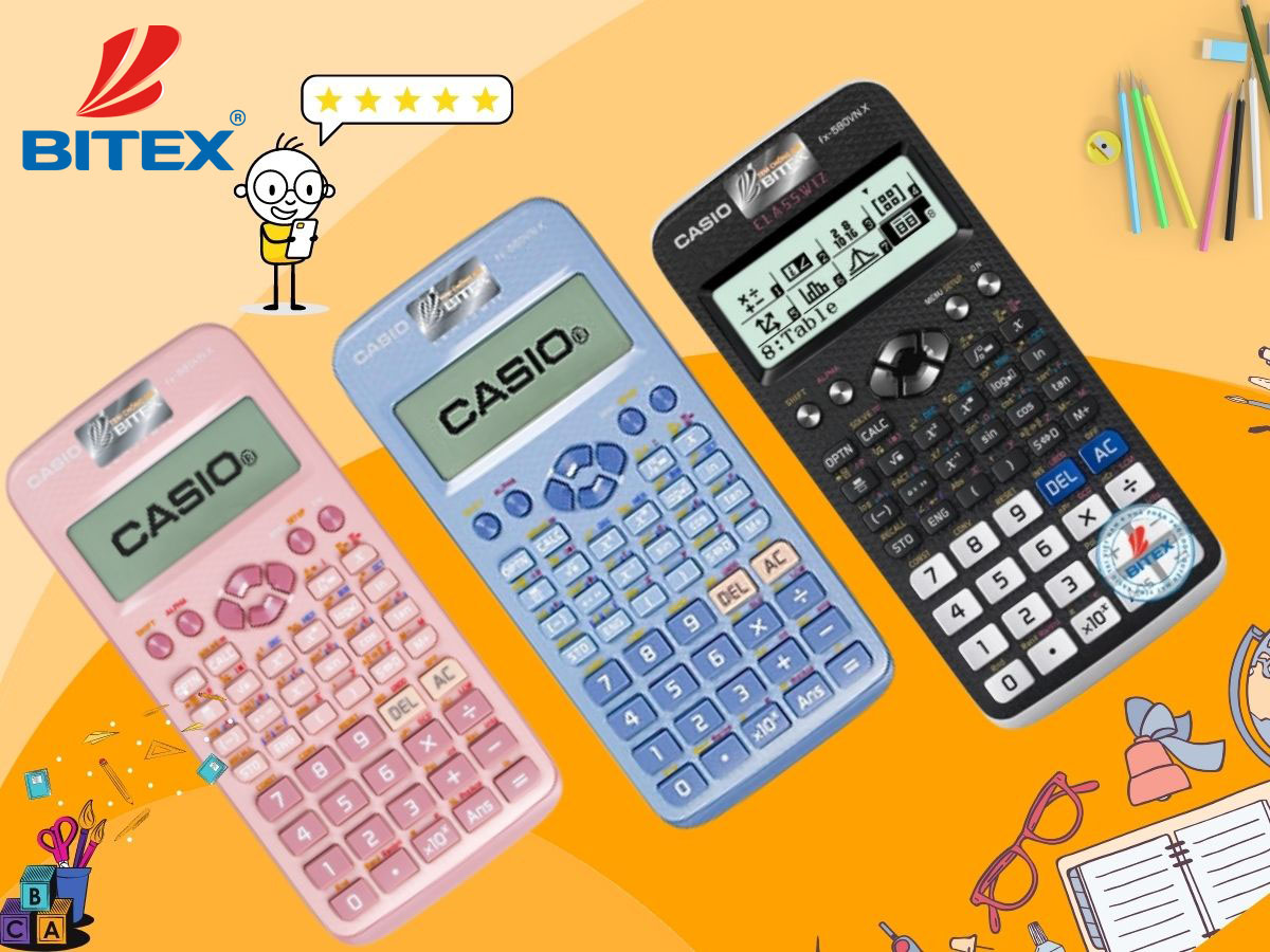 Phấn khích với “màu sắc siêu phẩm” của máy tính casio fx-580vn X