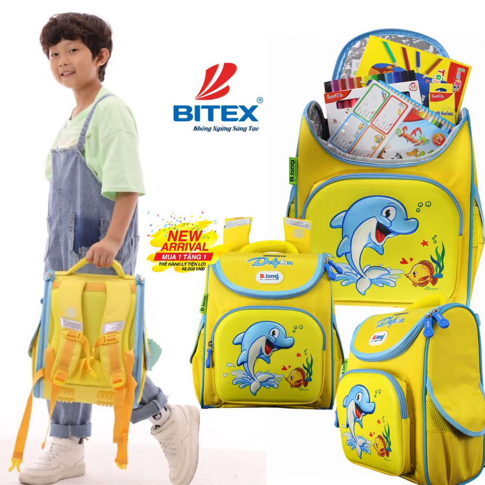 Balo trẻ em chống gù tiện lợi hạn chế tình trạng mỏi lưng của trẻ