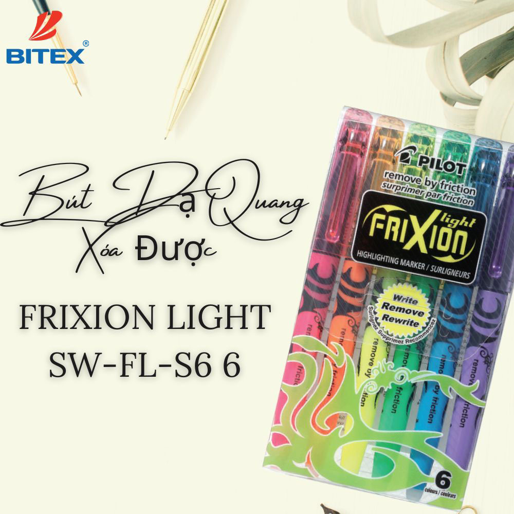 Bút dạ quang xóa được Frixion Light SW-FL-S6 được nhiều người ưa chuộng