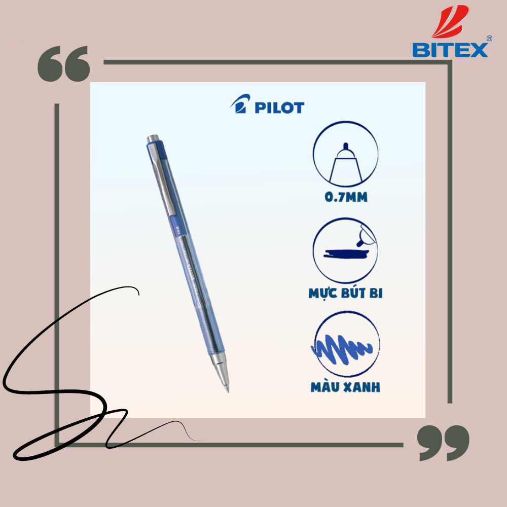 Bút Pilot BP-145-F-L được nhiều người sử dụng