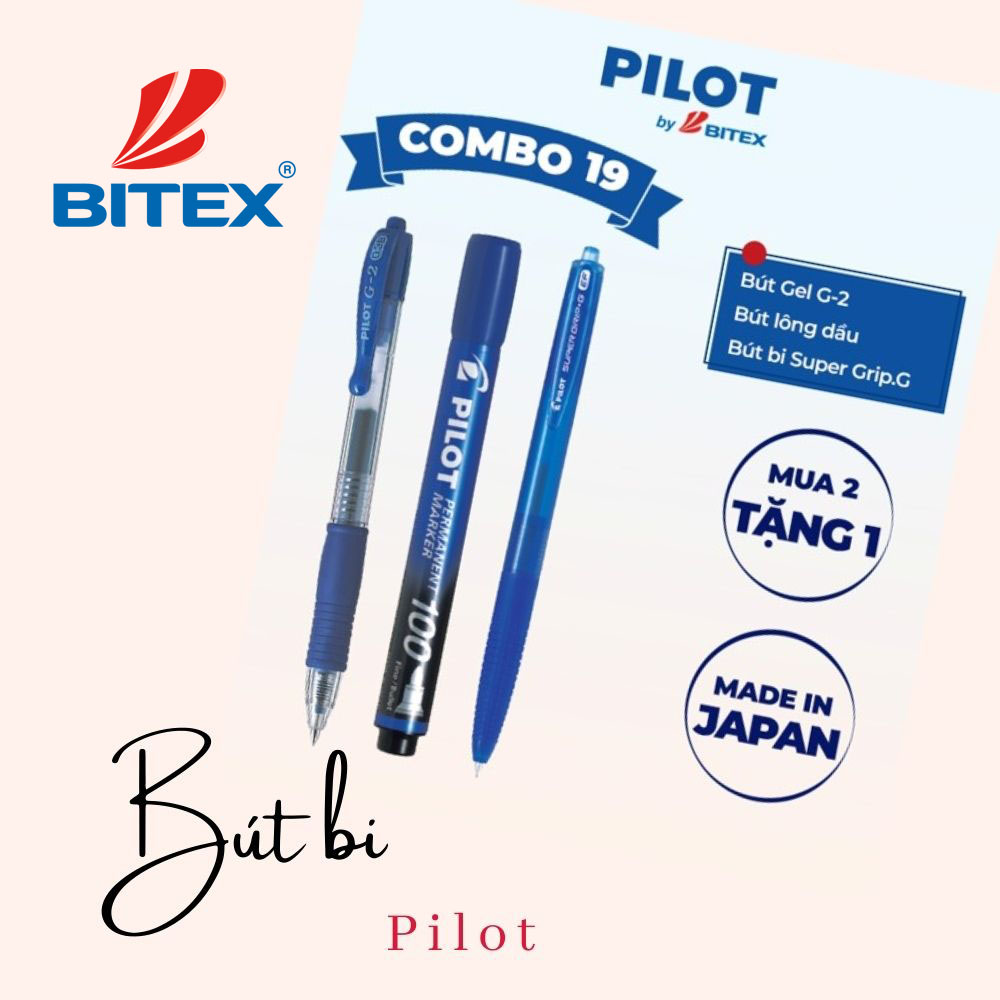 Bitex - đơn vị phân phối độc quyền bút Pilot