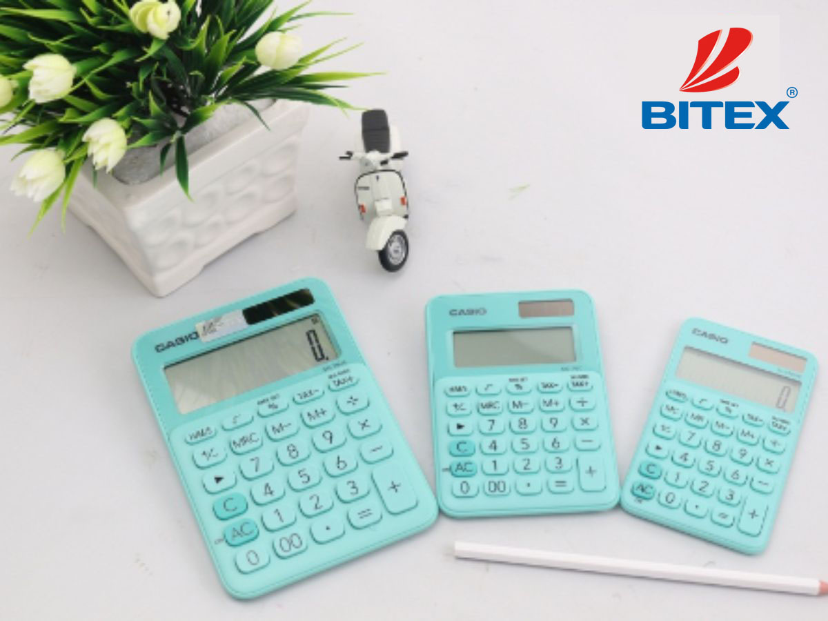 Top 3 máy tính mini casio để bàn dành cho nhân viên văn phòng