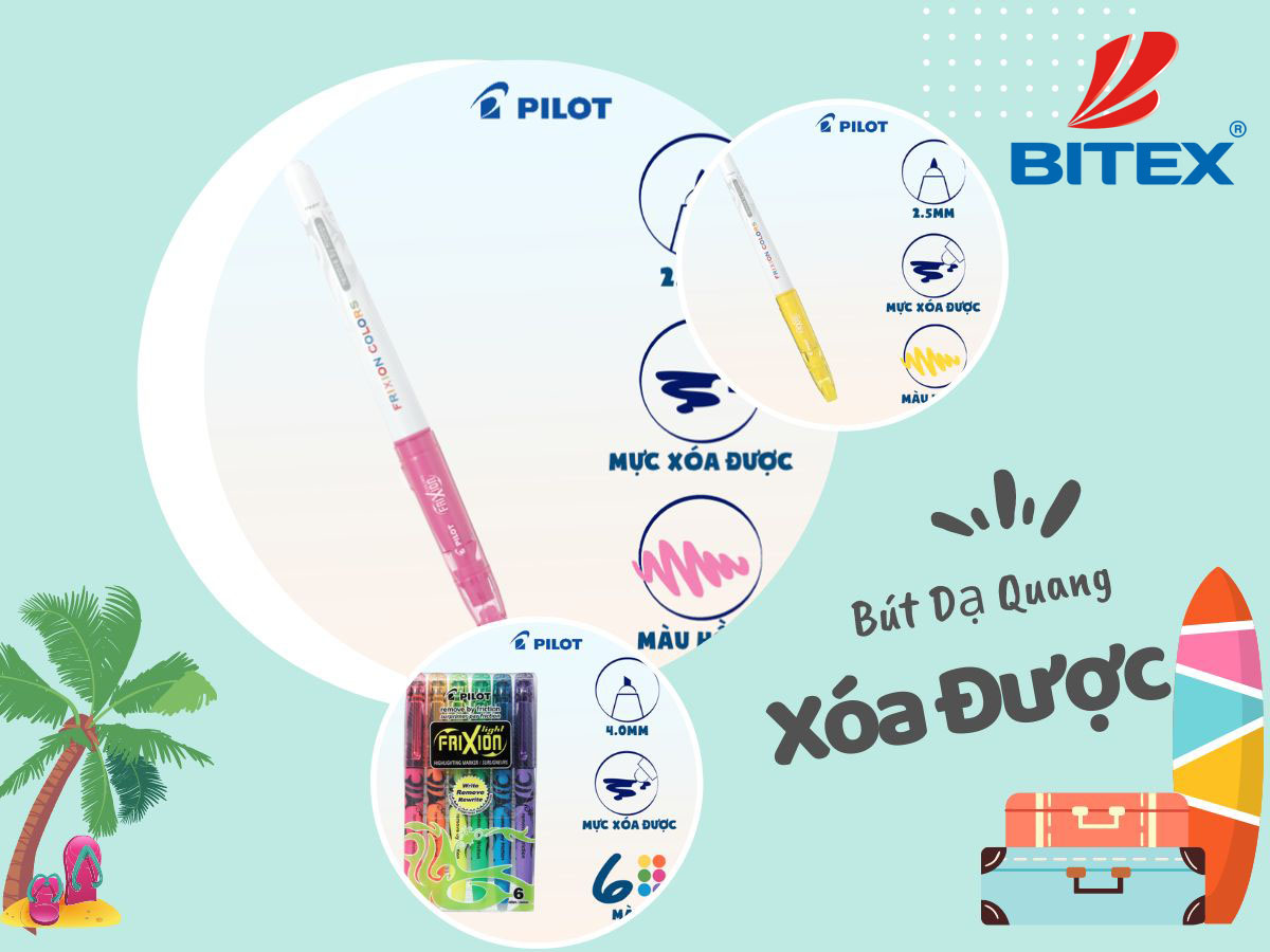 Khám phá bút dạ quang xóa được làm “Điên Đảo” trong thời gian qua