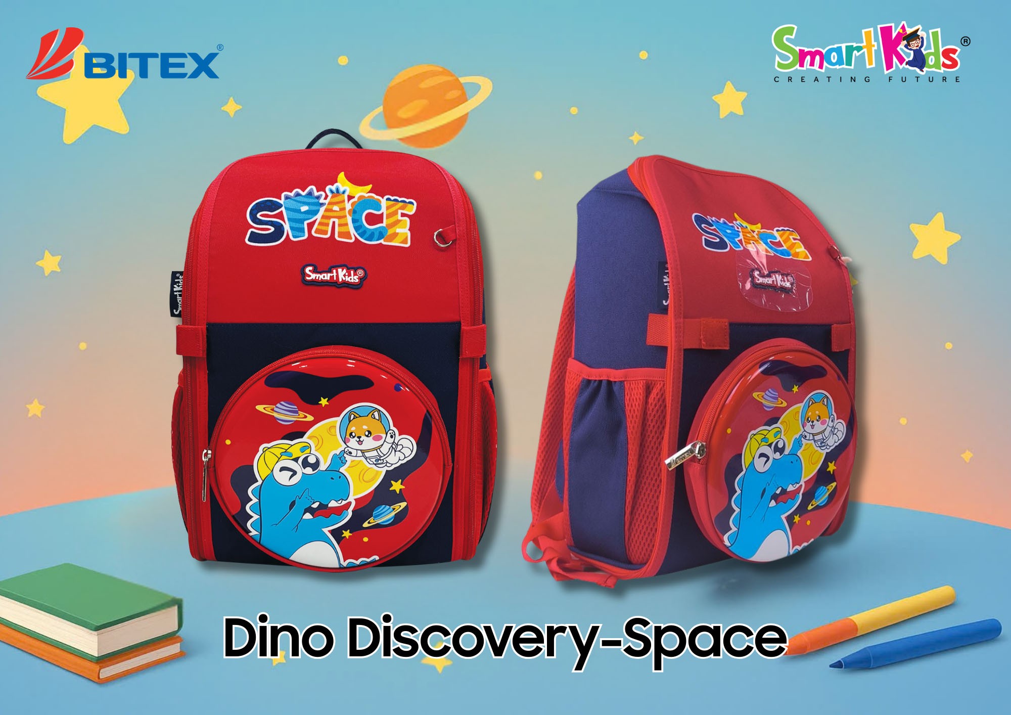 Khám phá BST balo chống gù Dino Discovery – Đồng hành cùng bé trên hành trình đến trường