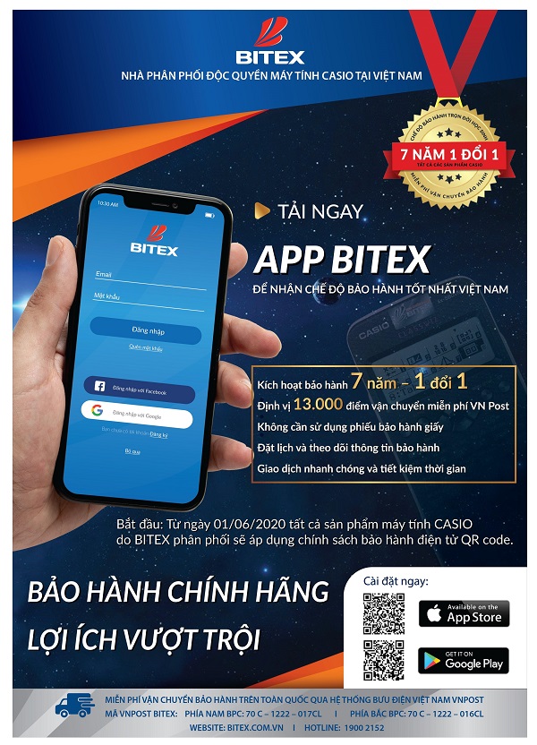 APP BITEX – Yên tâm chính hãng, Bảo hành tốt nhất, Lợi ích vượt trội