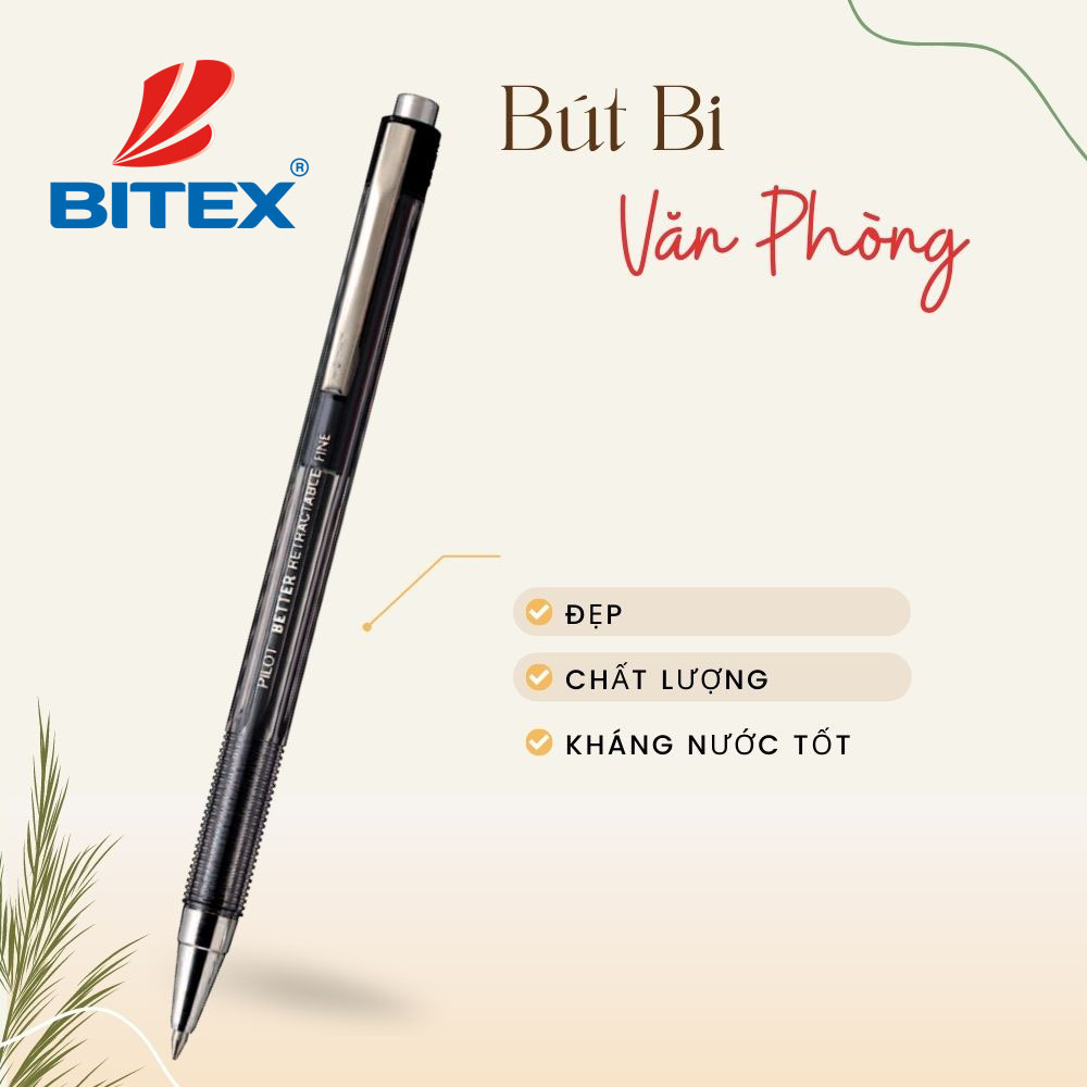 Bút bi là dụng cụ văn phòng phẩm cần thiết