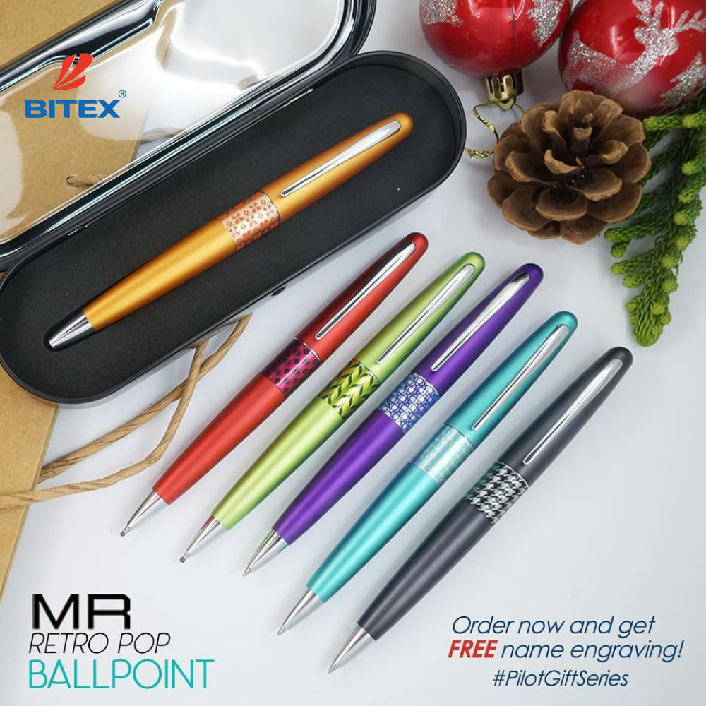 Bút Mr Retro Pop mực xanh BP-MR3-F-DT-L được nhiều người lựa chọn làm quà tặng