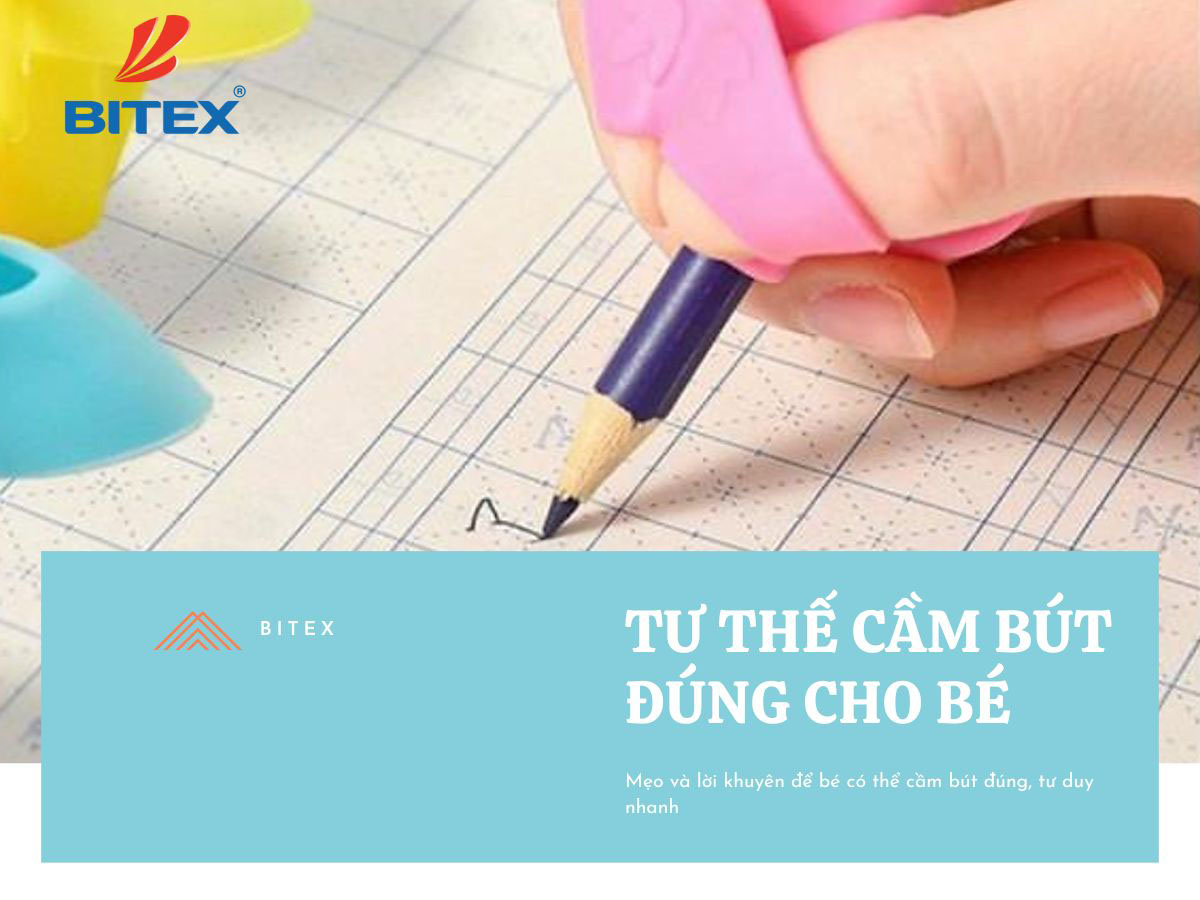 [Mách nhỏ]: Bí quyết dạy con tư thế cầm bút đúng