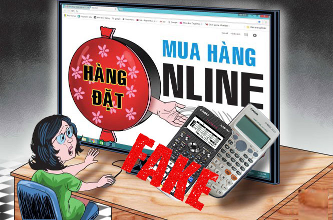 Cách phân biệt hàng giả hàng nhái máy tính Casio trên các trang bán hàng online
