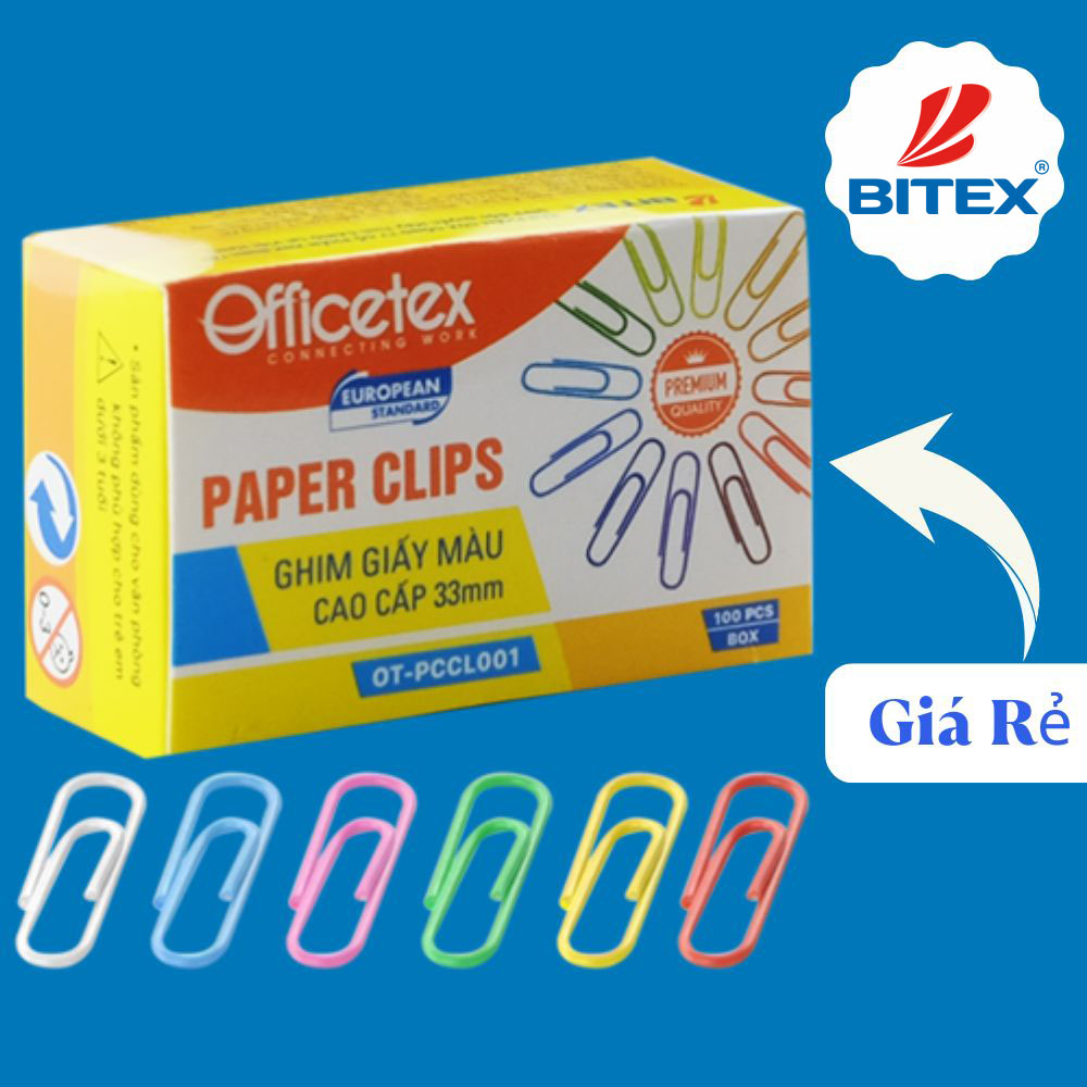 BITEX là nhà phân phối kẹp giấy giá rẻ giao miễn phí tại nhà
