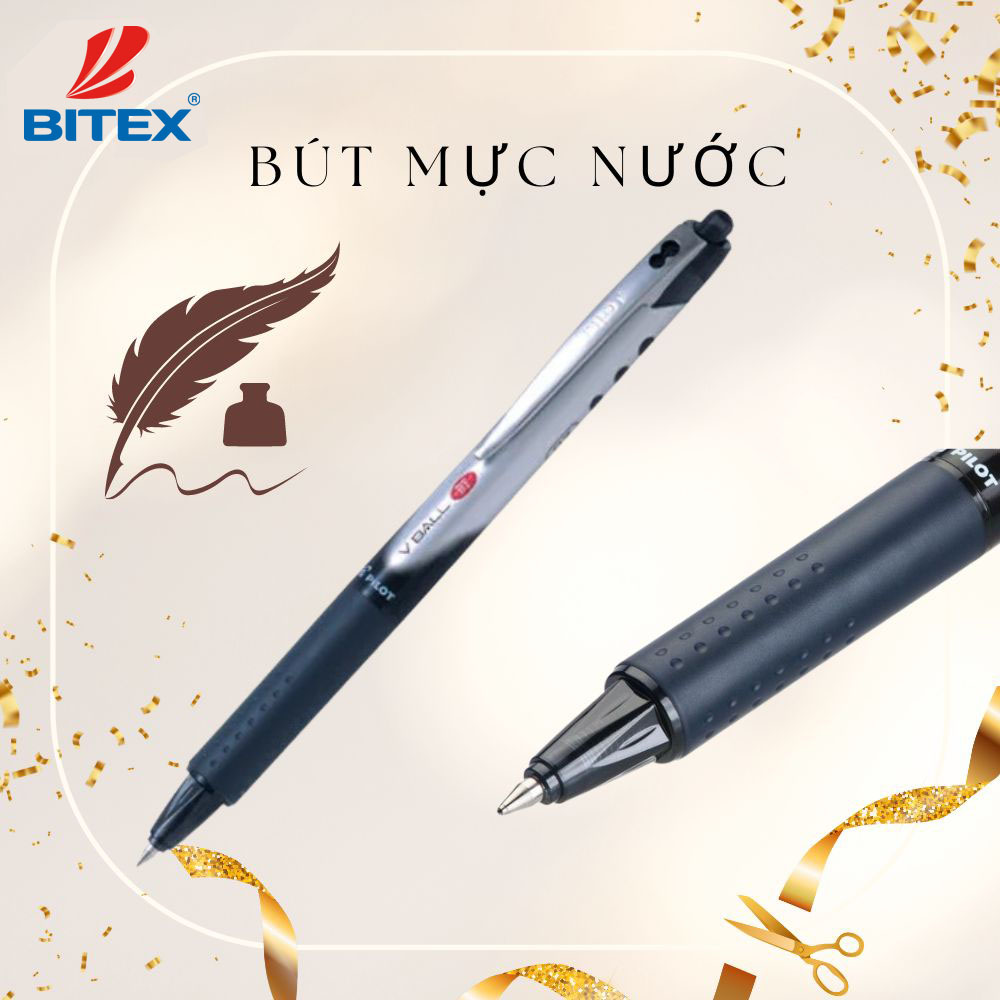 Bút mực nước có thiết kế tinh tế và đẹp mắt nên rất được ưa chuộng