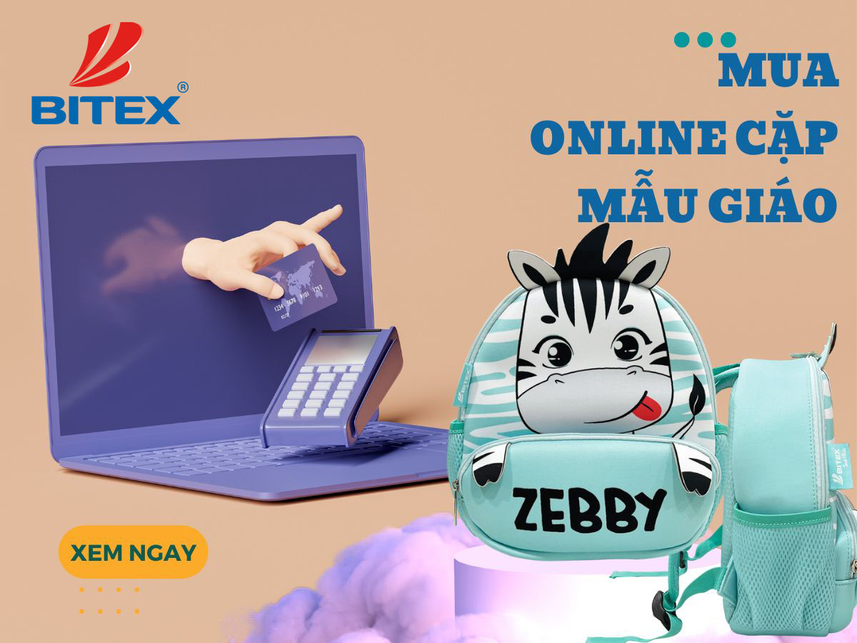 Mua Online cặp trẻ em mẫu giáo thiết kế 3D sáng tạo ở đâu?
