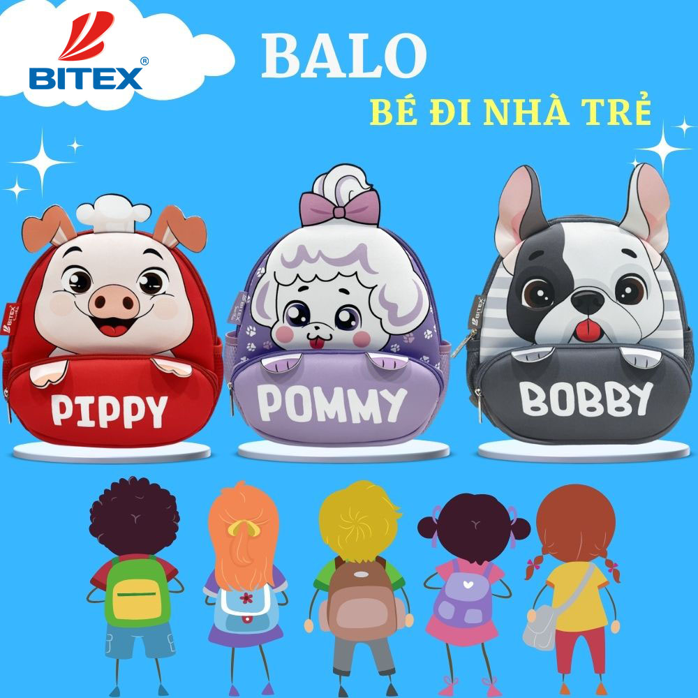 Nhà cung cấp balo bé đi nhà trẻ Bitex uy tín đáng tin cậy tại TP.HCM