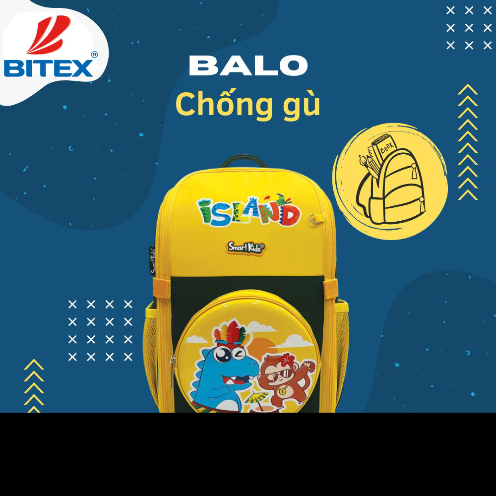 Cặp chống gù cho bé cấp 1 hạn chế bị gù lưng