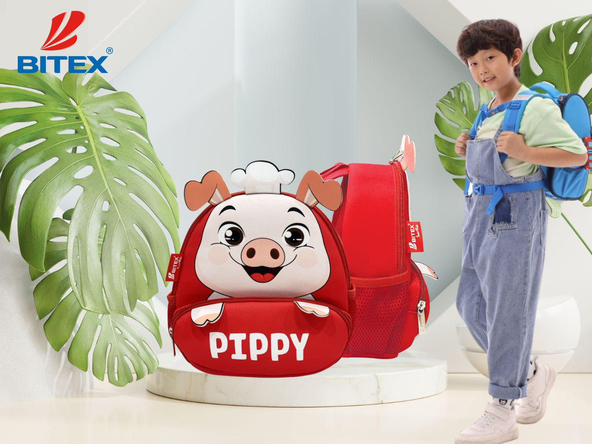 Balo Pets-Pippy B-044 hình con heo siêu đáng yêu dành cho bé