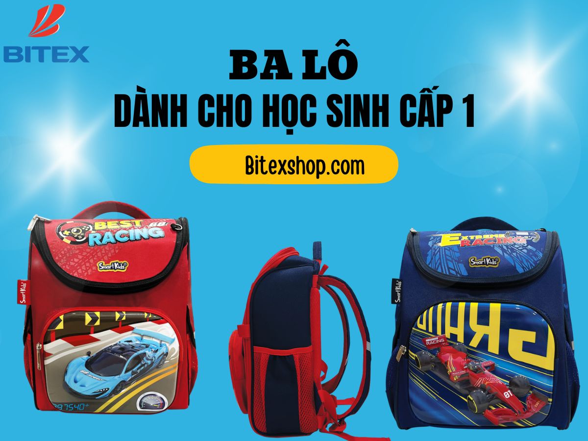 Khám phá ba lô dành cho học sinh cấp 1 siêu tiện dụng, nhiều ngăn