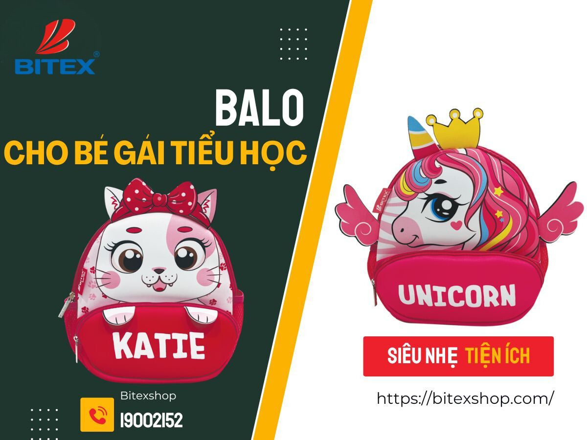 Những tính năng và sự tiện ích nên có trong balo cho bé gái tiểu học