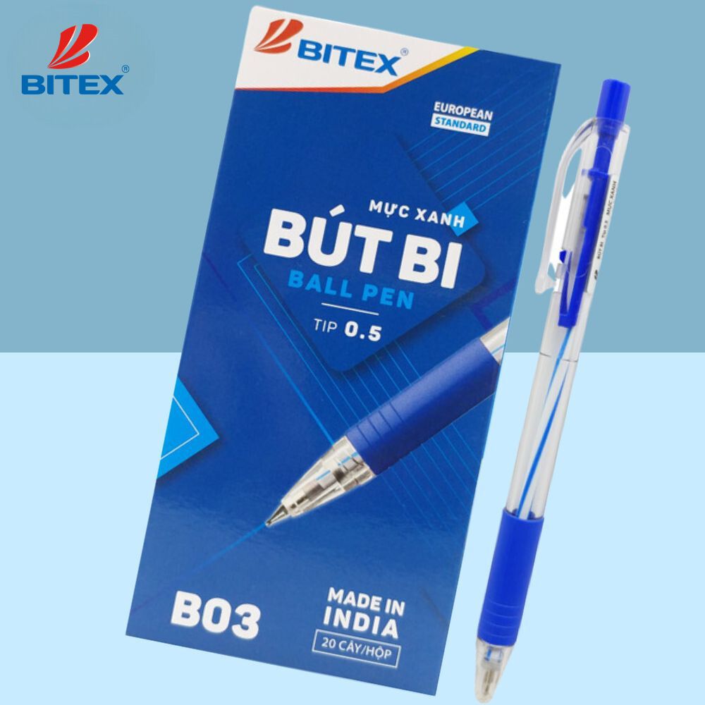 Bút bi B03 cho nét viết đẹp và mực khô nhanh