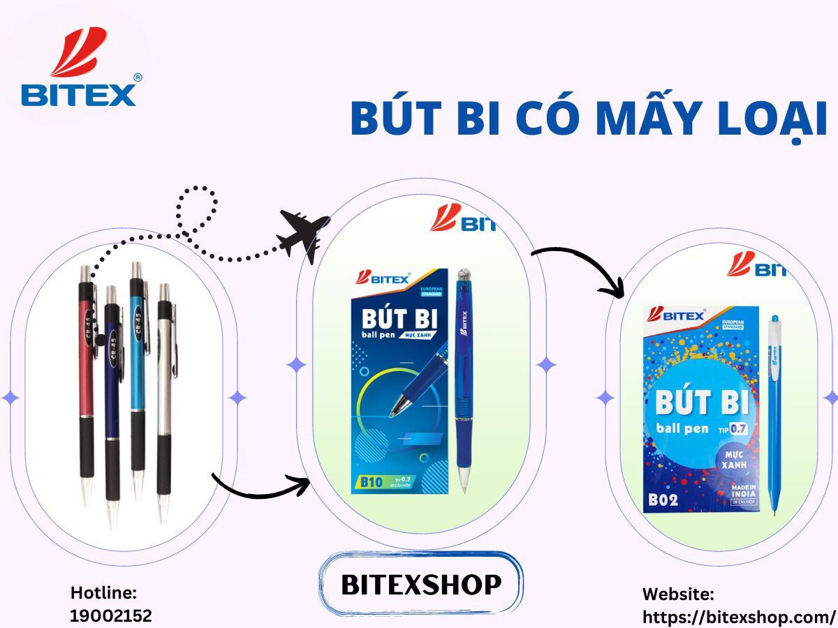 Bút bi có mấy loại? Ở đâu bán bút bi đẹp, giá rẻ cho học sinh?