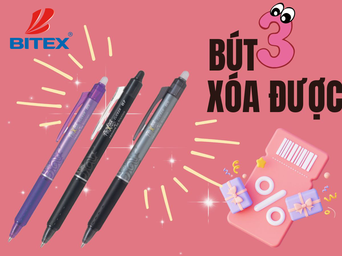 5 lợi ích vượt trội của “bút xóa được” mang lại cho người dùng