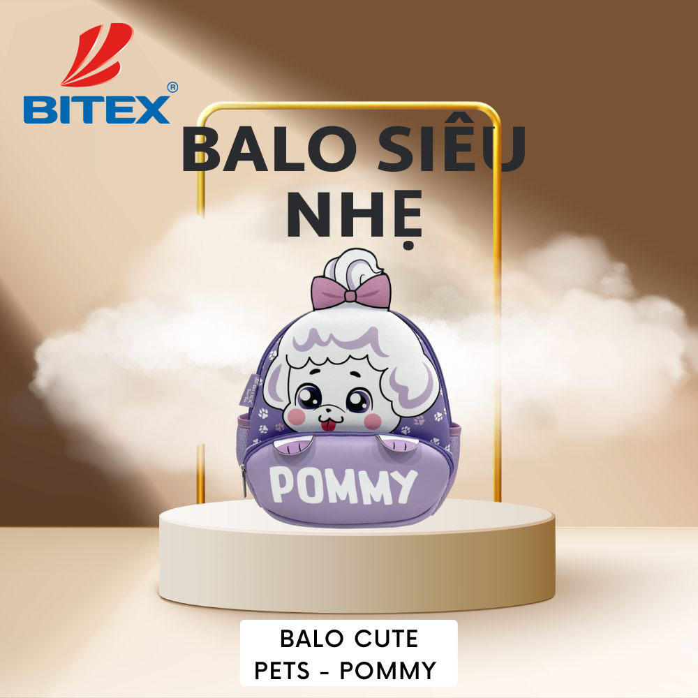 Balo cho bé giúp cất giữ sách vở học tập gọn gàng ngăn nắp