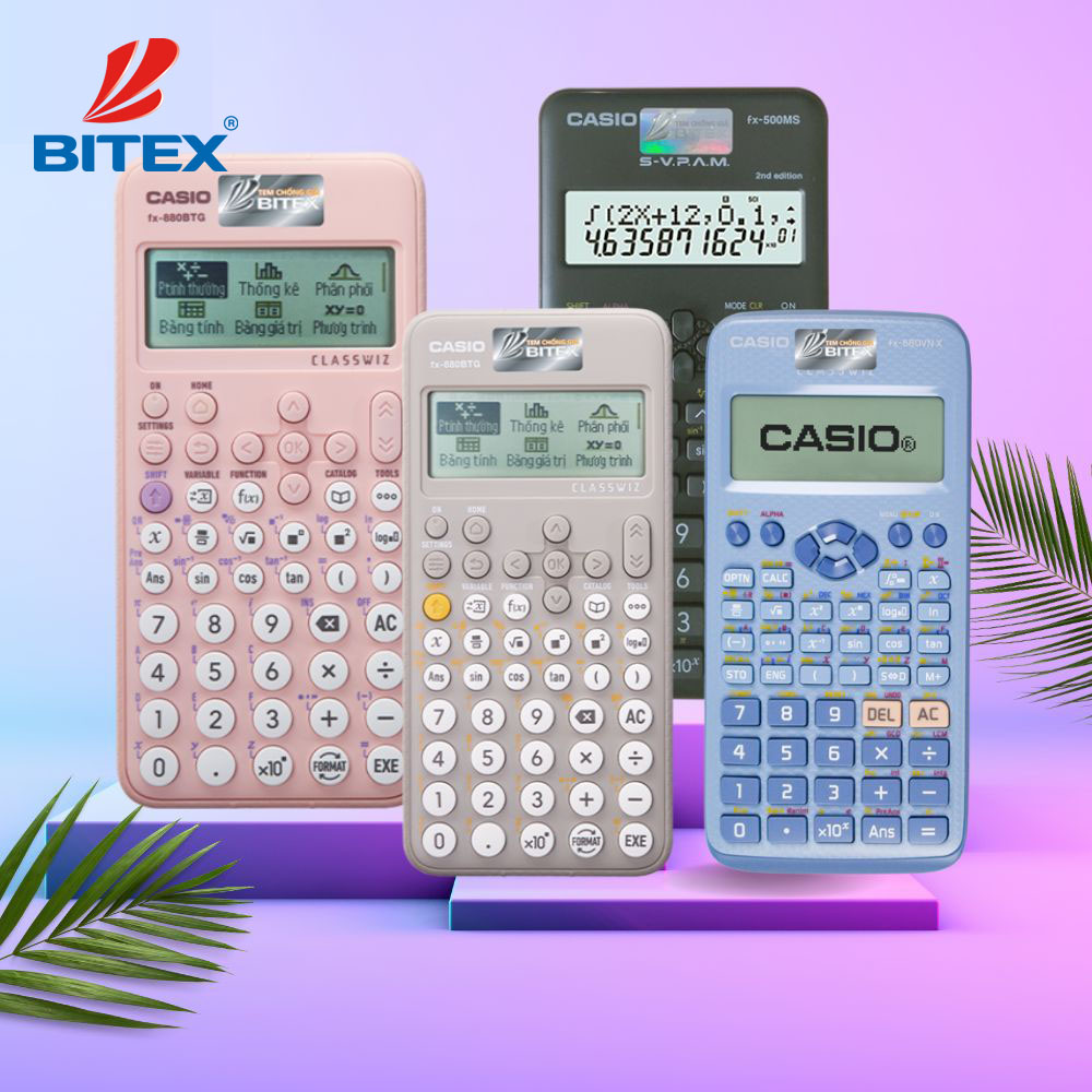 Bitex địa chỉ phân phối độc quyền máy tính Casio chính hãng giá rẻ