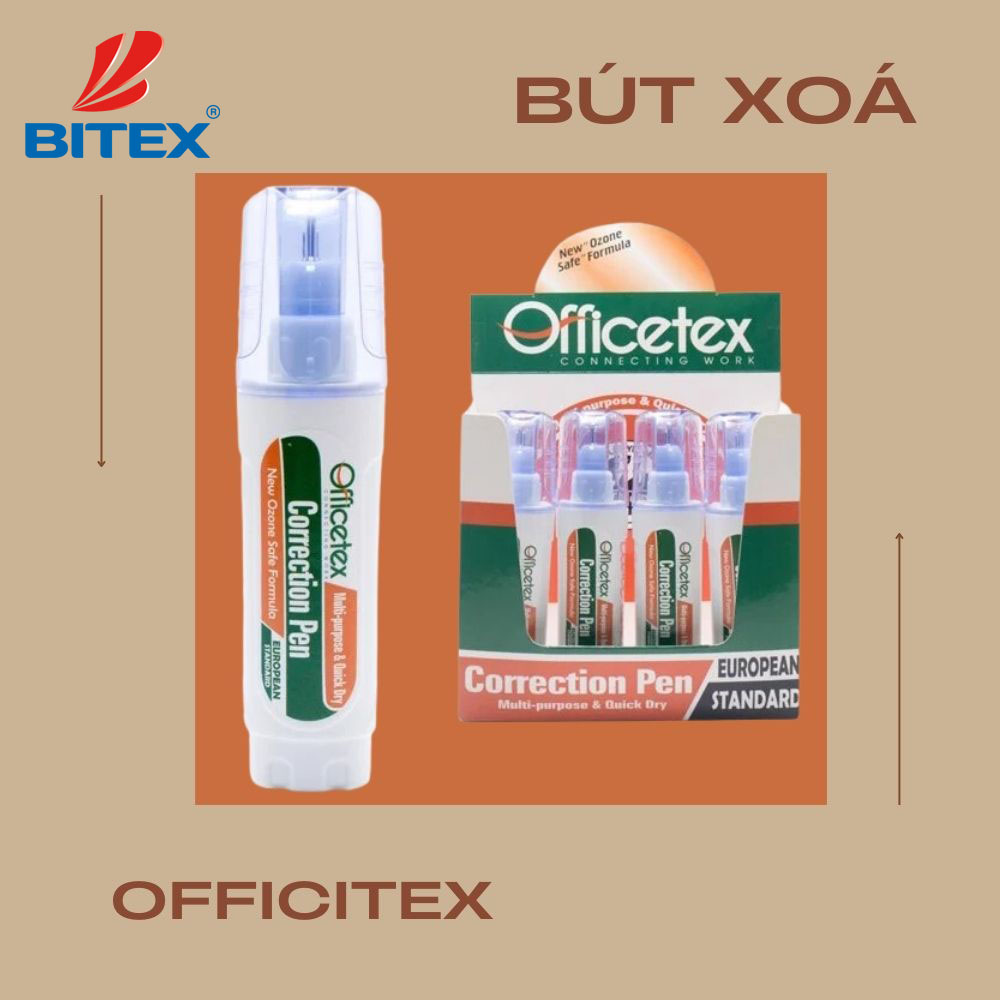 Bút xoá mua tại Bitex chính hãng an toàn và không có mùi khó chịu