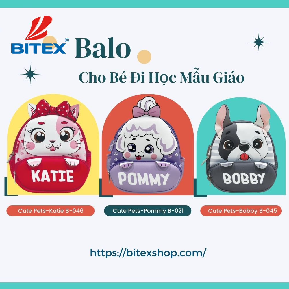 Tại website Bitex mẫu mã balo cho bé đi học mẫu giáo đa dạng