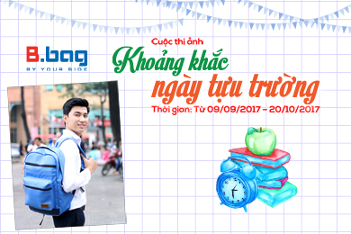 Balo B-bag chào năm học mới với cuộc thi ảnh online “Khoảnh khắc mùa tựu trường”