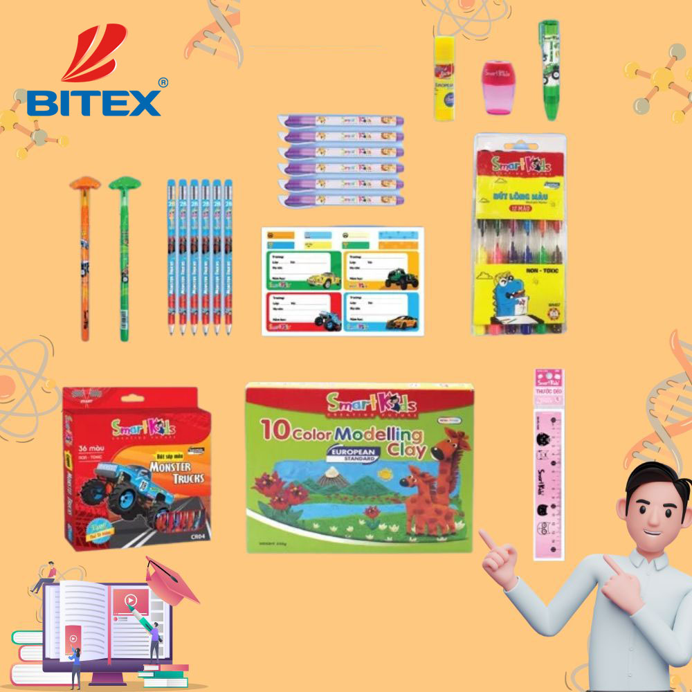 Bộ dụng cụ học tập Smartkids mua tại Bitex giá rẻ, ưu đãi lớn
