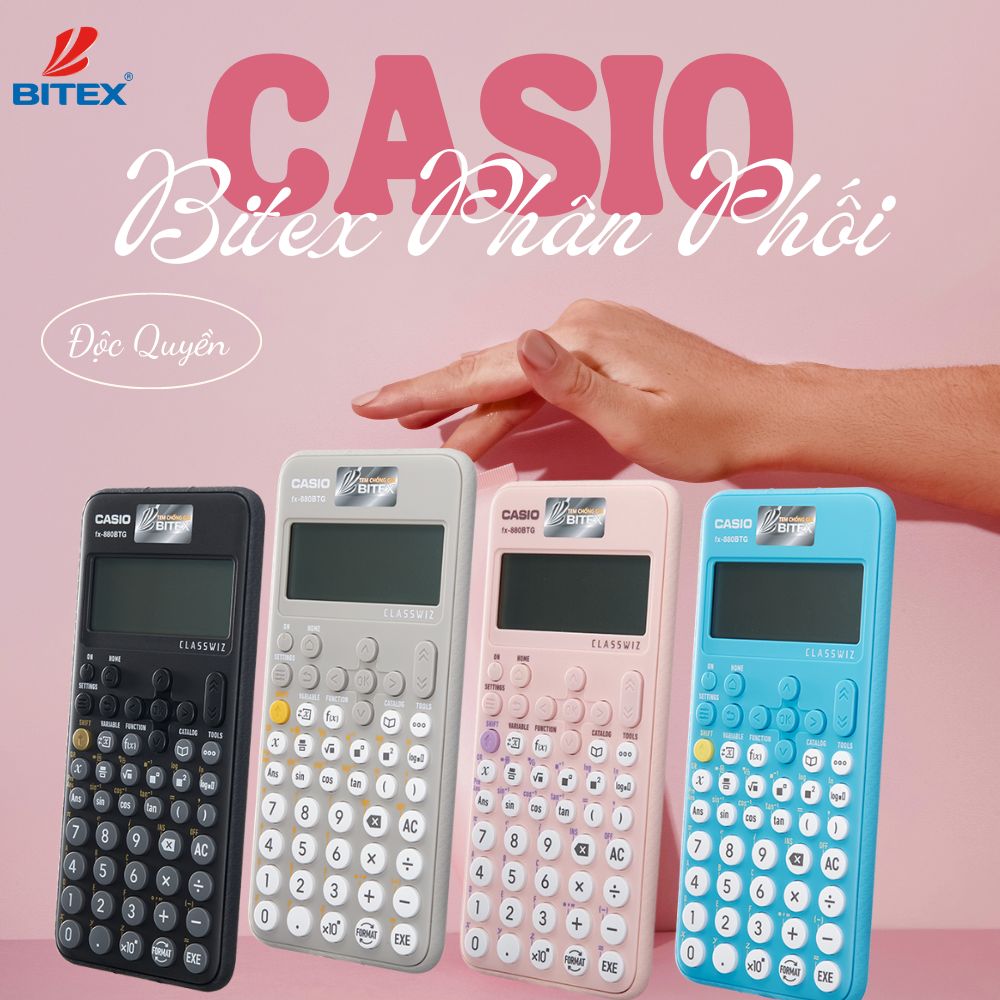 Bitex nhà cung cấp máy tính Casio chính hãng rất đáng tin cậy
