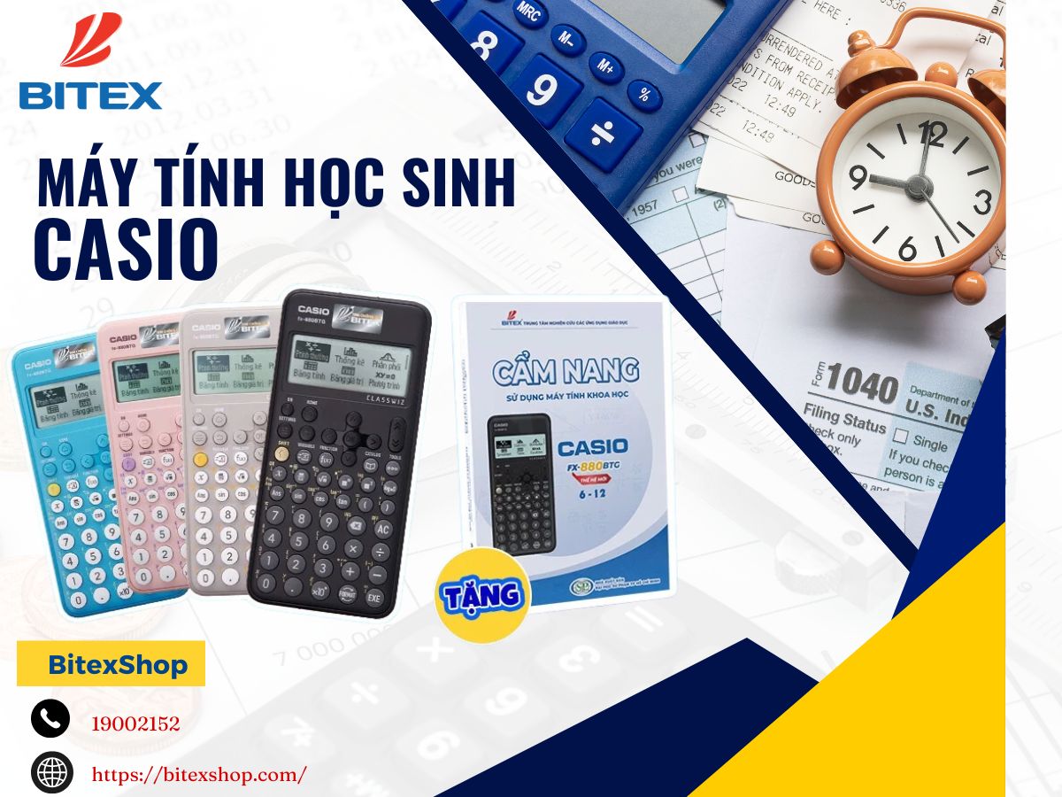 Tại sao máy tính học sinh Casio là tối ưu cho nhu cầu học tập?
