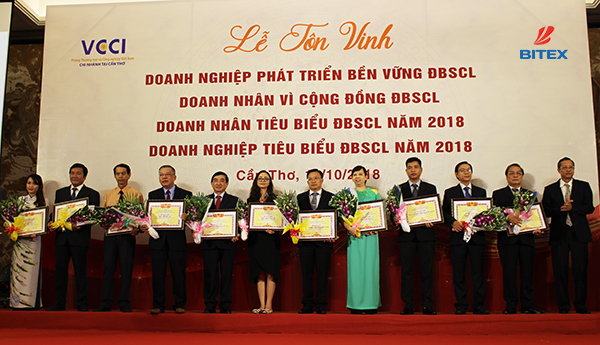 BITEX vinh dự nhận thưởng Doanh nghiệp Phát triển bền vững ĐBSCL