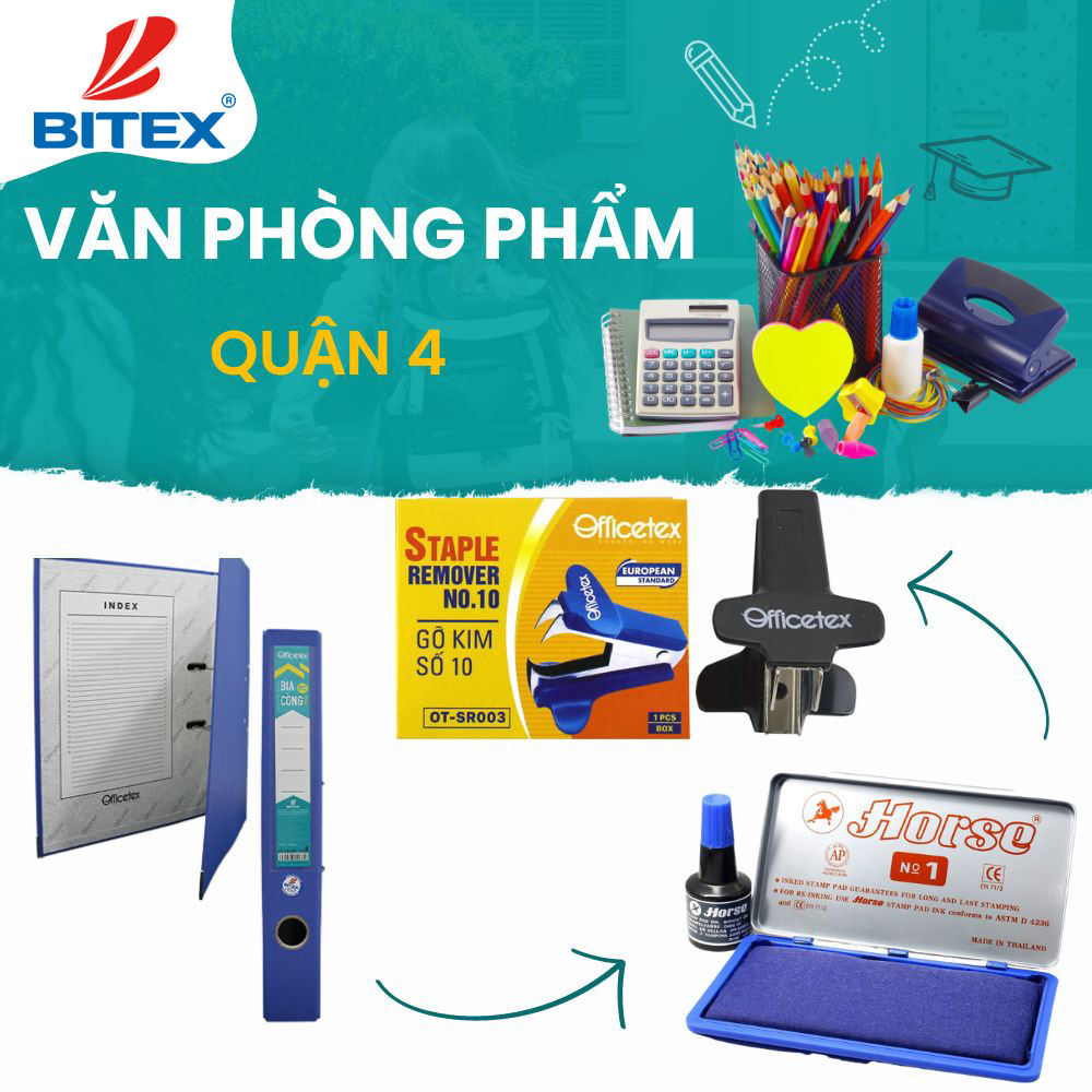Bitex cung cấp văn phòng phẩm Quận 4 đa mẫu mã giá ưu đãi