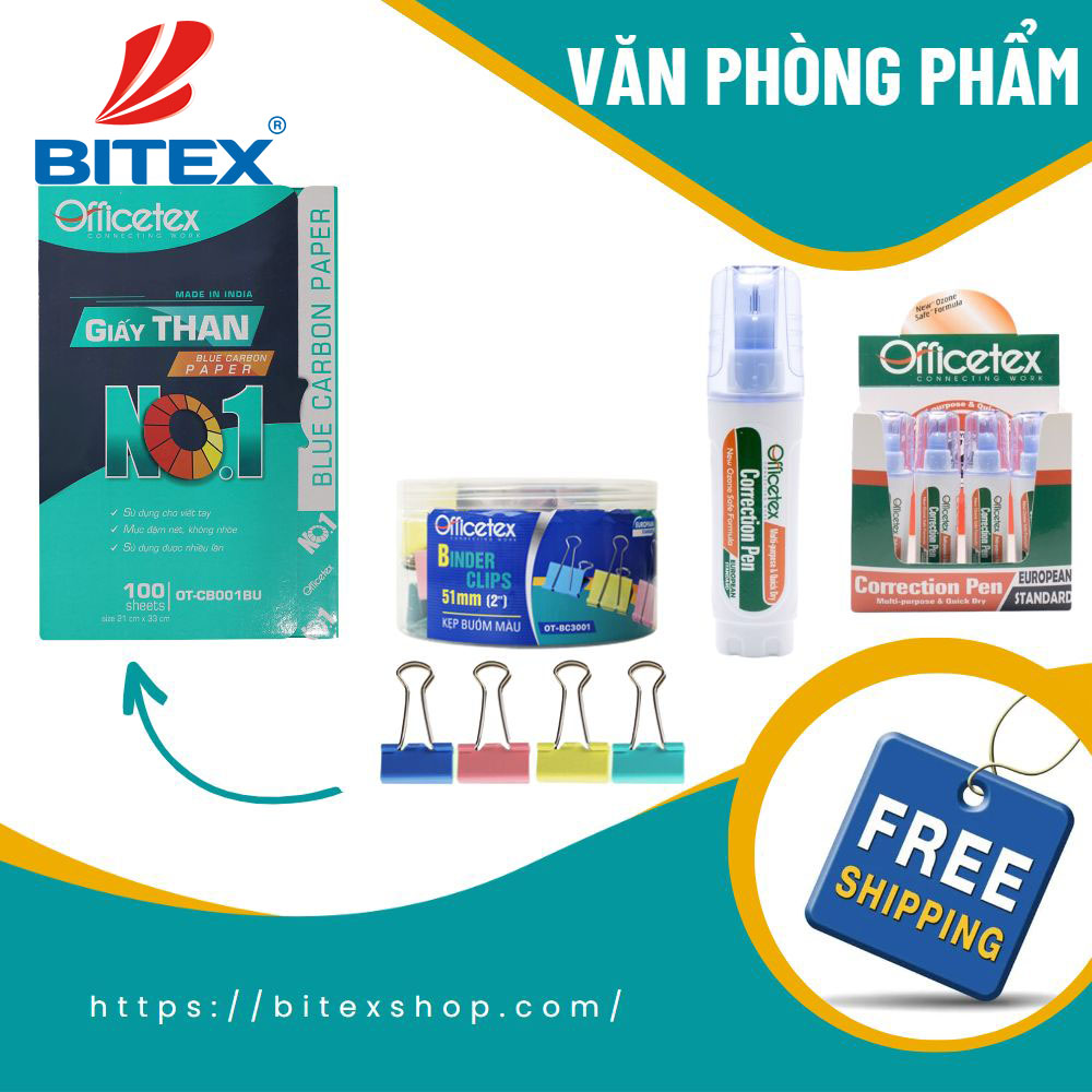 Nhà cung cấp văn phòng phẩm Bitex miễn phí giao hàng tại Quận 4
