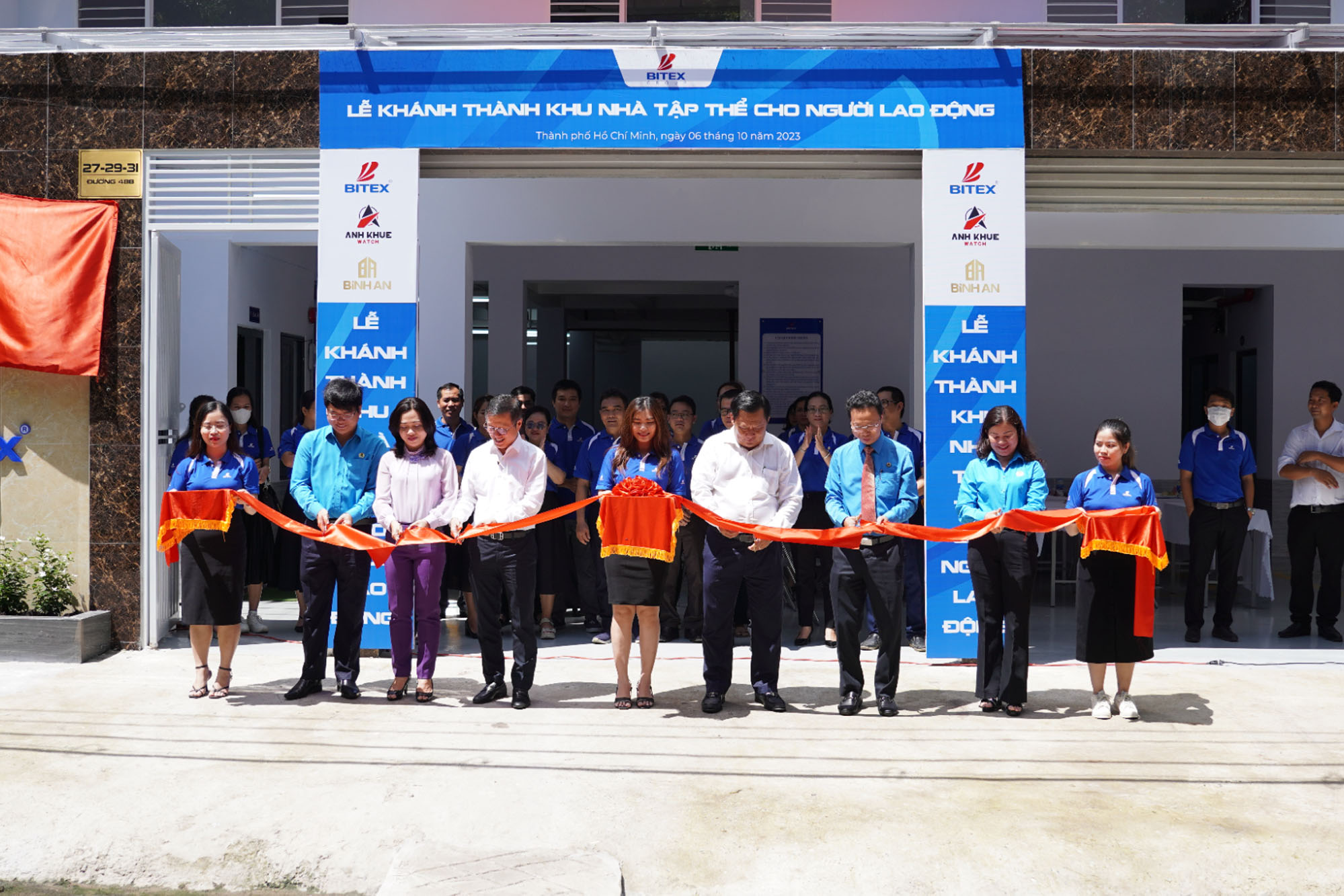 Tập đoàn BITEX tổ chức lễ gắn biển công trình và khánh thành 