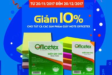 Giấy note OFFICETEX – Văn phòng phẩm không thể thiếu khi bước sang năm mới