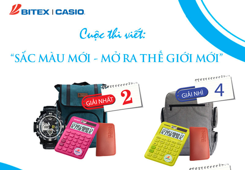 Casio sắc màu mới mở ra thế giới mới: cuộc thi viết gỡ bỏ áp lực với giải thưởng lên đến 50 triệu đồng