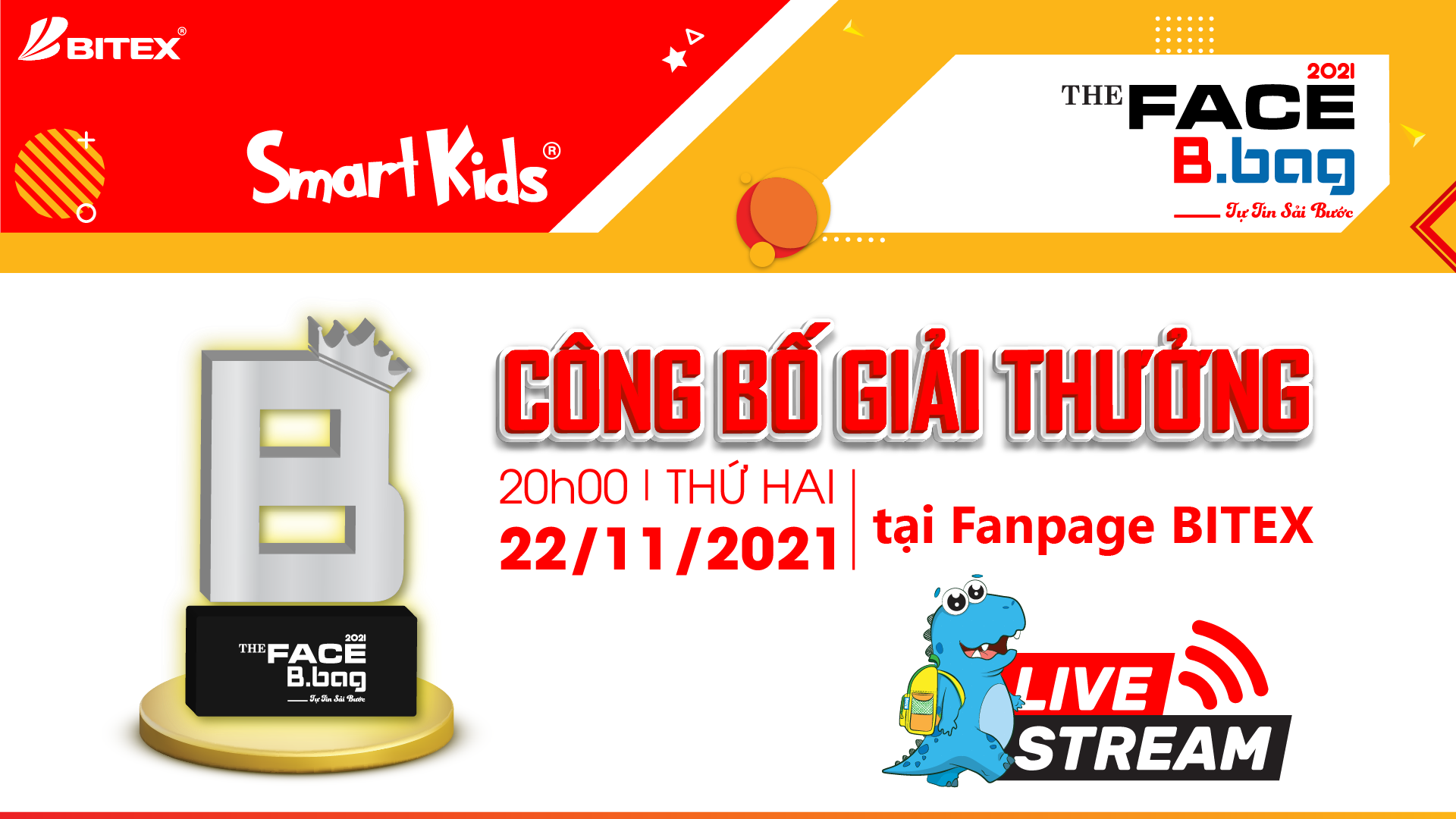 Công bố Giải thưởng The Face B.bag 2021 phiên bản online