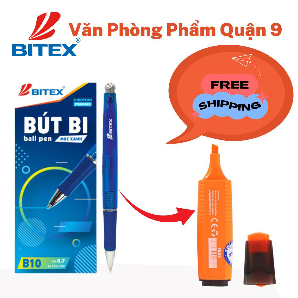 Nhà cung cấp văn phòng phẩm bitex giao hàng miễn phí TP. HCM