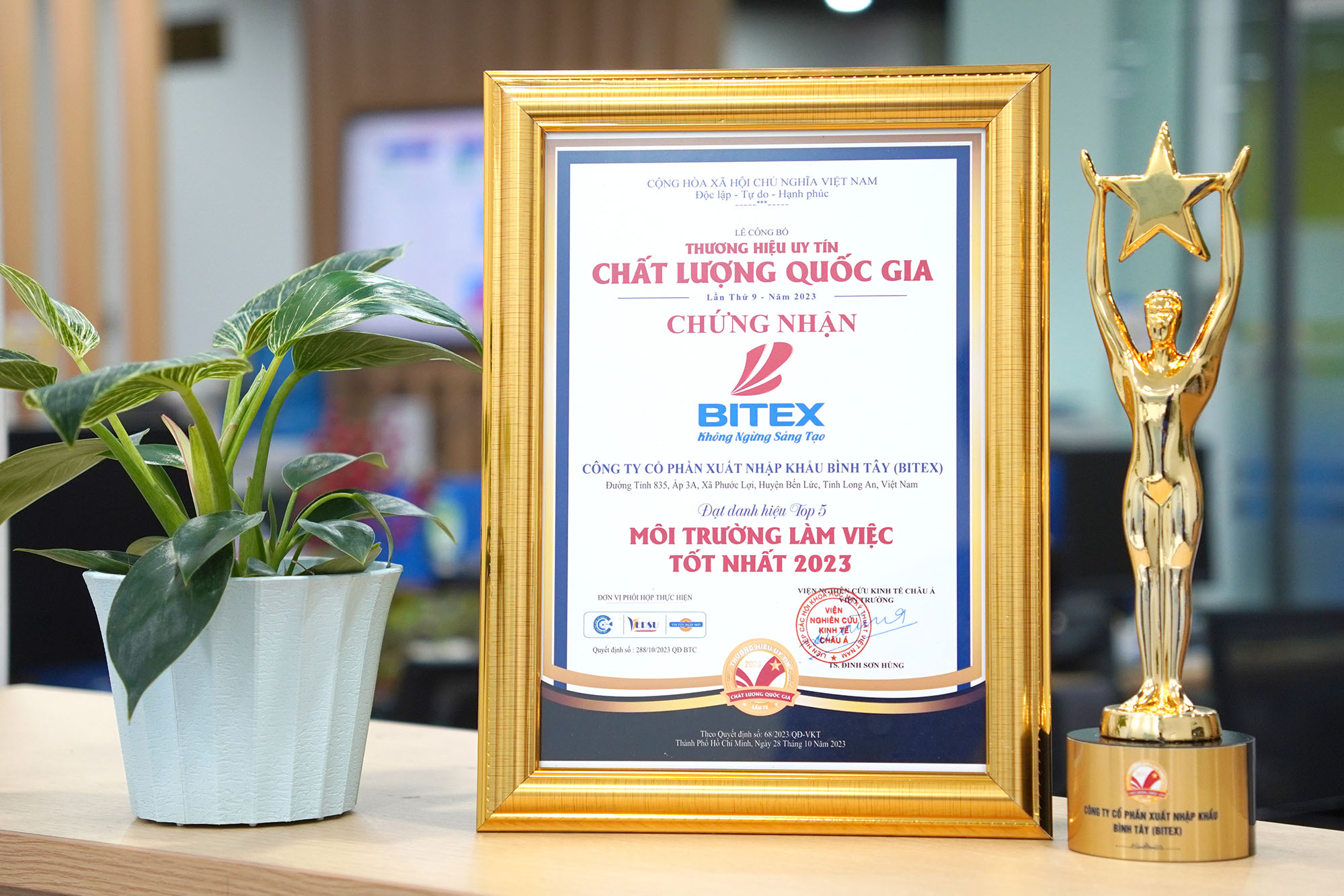 Công ty BITEX vào Top 5 