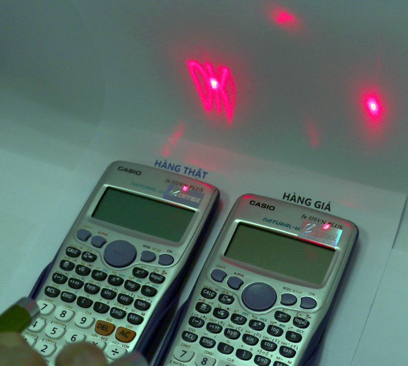 máy tính casio giả