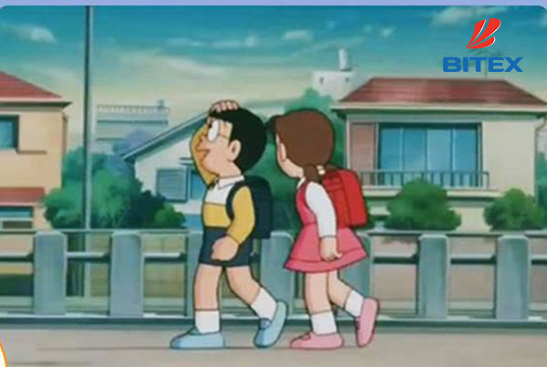 Ngay cả Doremon, Nobita.. cũng dùng balo chống gù “thần kỳ”