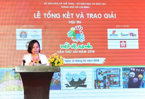 BITEX lần thứ 2 đưa ngành hàng Smartkids, B.bag tài trợ chính Nét vẽ xanh XXII