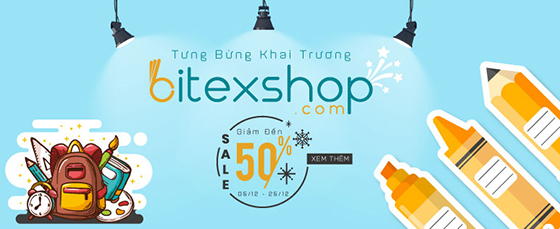 BITEX đồng loạt giảm giá “khủng” nhân dịp khai trương thương mại điện tử BITEXSHOP