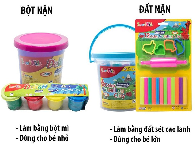 Mấy tuổi bé có thể sử dụng đất nặn