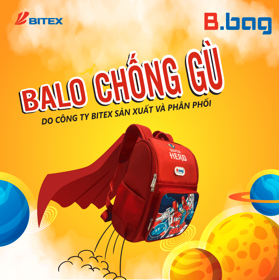 Balo chống gù B.bag – Thương hiệu balo chống gù cao cấp dành cho học sinh tiểu học