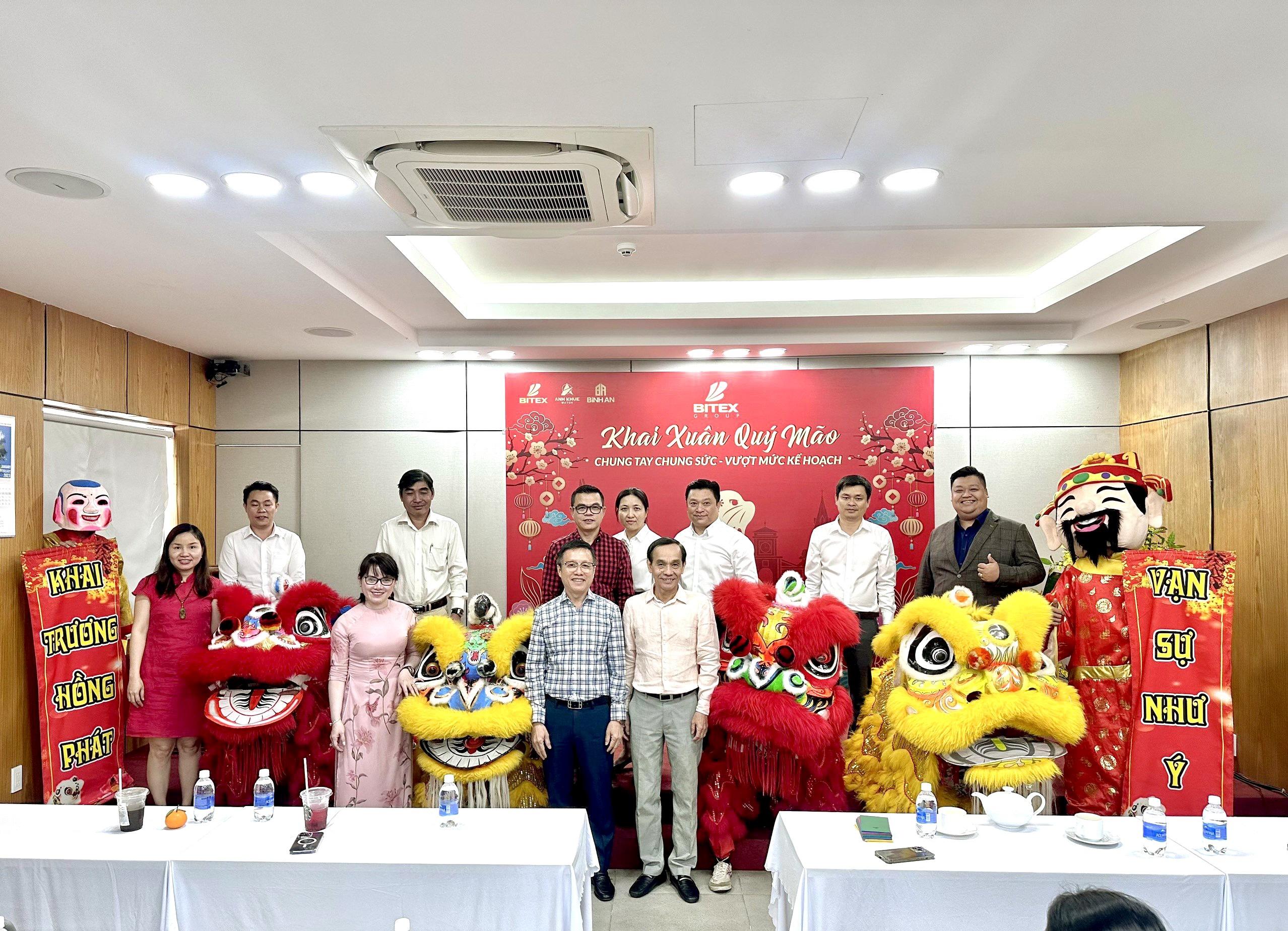 Tập đoàn BITEX tưng bừng Khai Xuân Qúy Mão